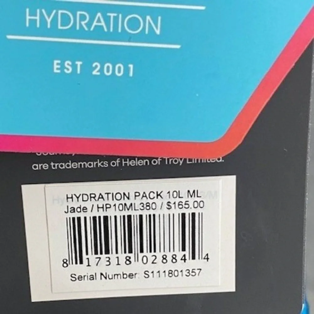 Hydro Flask Journey Series‎ 10L Hydration Pack Jade HP10ML380 New